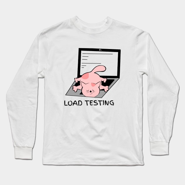 testing Long Sleeve T-Shirt by Saishaadesigns